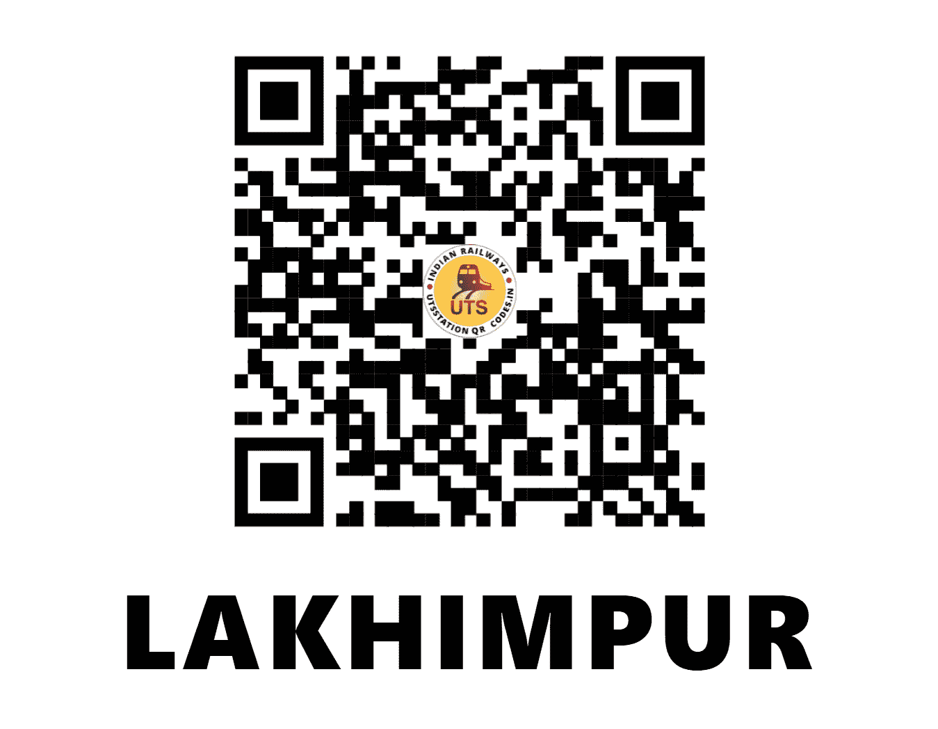 UTS QR Code for LAKHIMPUR - LMP (NE - UTTAR PRADESH)